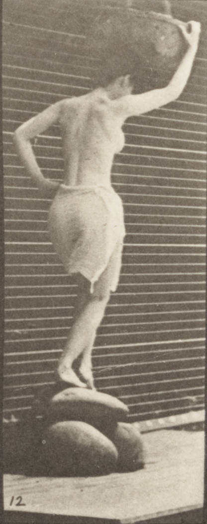 Woman Jumping from Rock to Rock (1887)